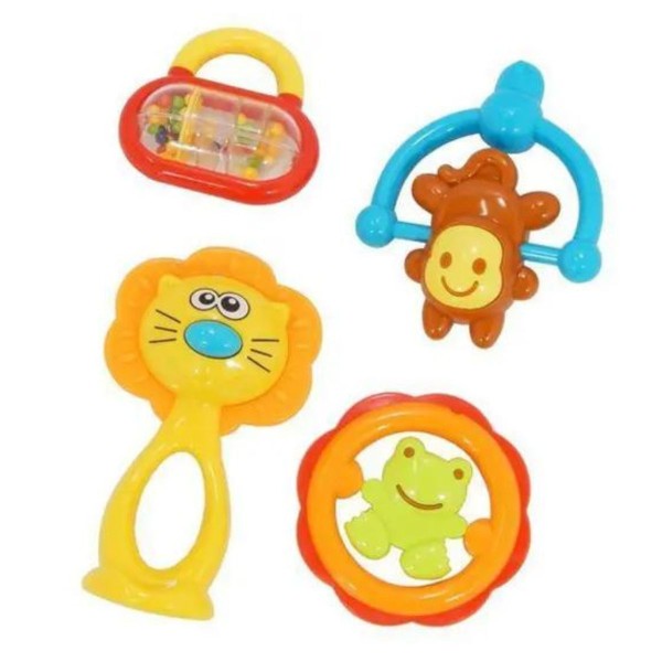 Encontraproduto.com.br - Conjunto De Chocalhos Sortidos Macaco Buba 0008