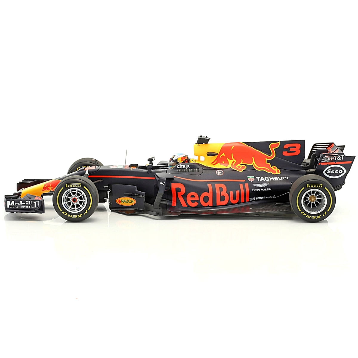 Encontraproduto.com.br - Miniatura Carro Red Bull Racing Tag Heuer Rb13 2017 #3 1/18 Bburago 18002