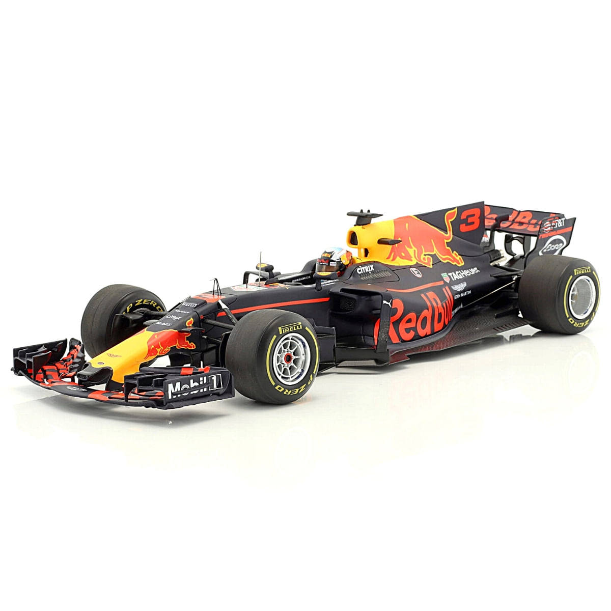 Encontraproduto.com.br - Miniatura Carro Red Bull Racing Tag Heuer Rb13 2017 #3 1/18 Bburago 18002