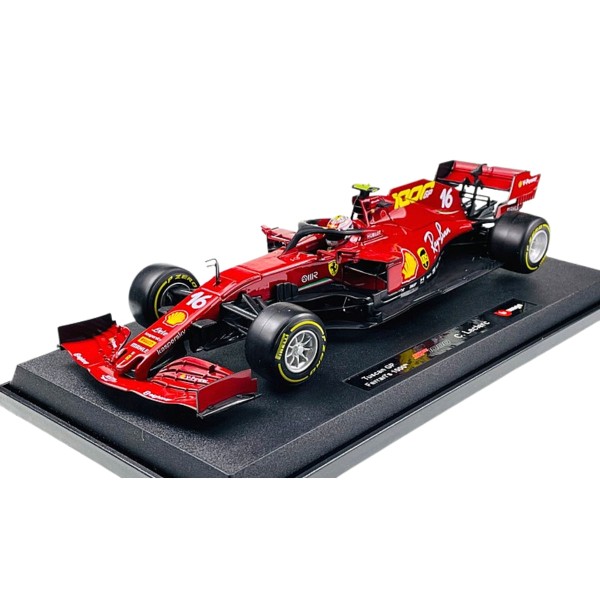 Encontraproduto.com.br - Miniatura Carro F1 Sf1000 Tuscan Gp #16 Leclerc 1/18 Bburago 16808