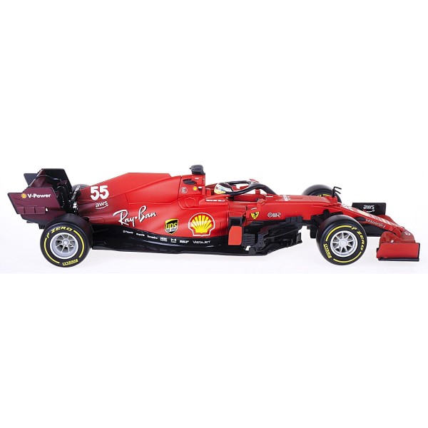 Encontraproduto.com.br - Miniatura Carro Fórmula 1 Sf21 2021 #55 Carlos Sainz 1/18 Bburago 16809