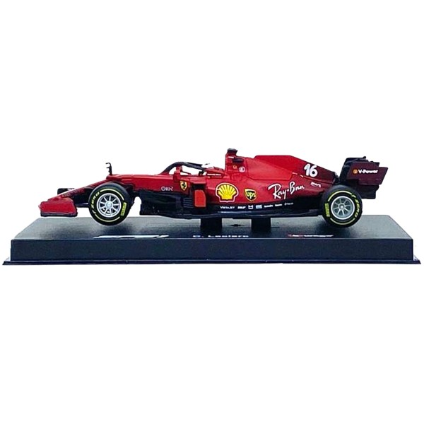 Encontraproduto.com.br - Miniatura Carro Fórmula 1 Ferrari Sf21 #16 Charles Leclerc 2021 1/43 Bburago 36828