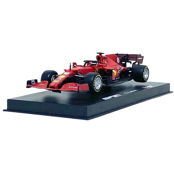 Encontraproduto.com.br - Miniatura Carro Fórmula 1 Ferrari Sf21 #16 Charles Leclerc 2021 1/43 Bburago 36828