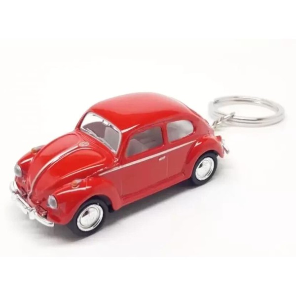 Encontraproduto.com.br - Chaveiro Carro Fusca Com Fricção Vermelho Kinsmart