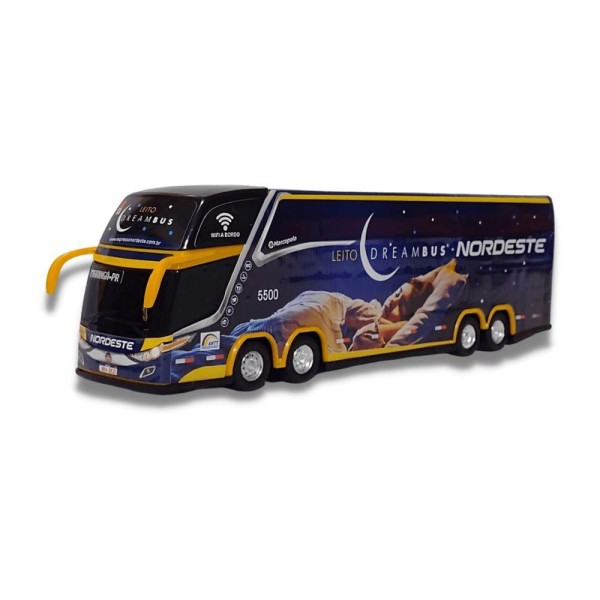 Encontraproduto.com.br - Brinquedo Miniatura ônibus Dream Bus Nordeste + Brinde