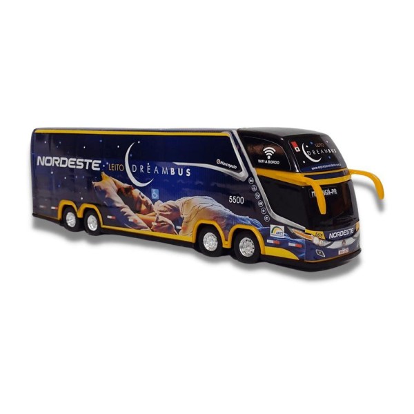 Encontraproduto.com.br - Brinquedo Miniatura ônibus Dream Bus Nordeste + Brinde