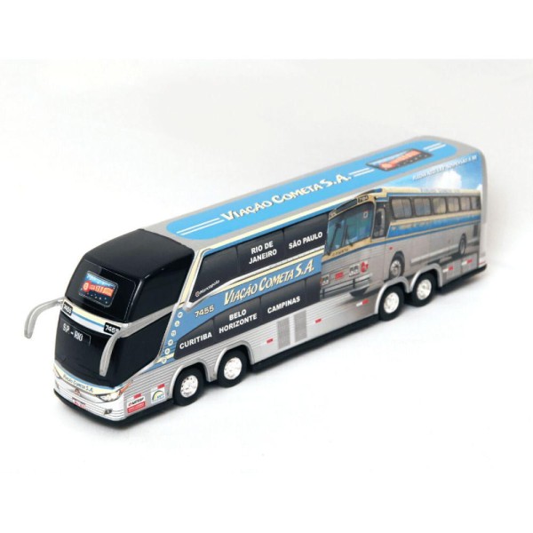 Encontraproduto.com.br - Brinquedo Miniatura Ônibus Cometa Pintura Dino Com Foto 30cm