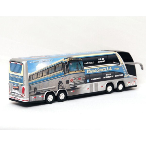Encontraproduto.com.br - Brinquedo Miniatura Ônibus Cometa Pintura Dino Com Foto 30cm