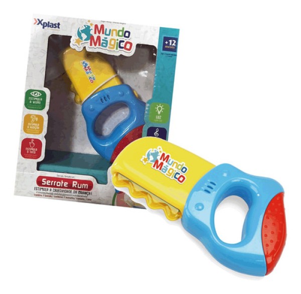 Encontraproduto.com.br - Serrote Infantil Rum com Luz e Som - Xplast