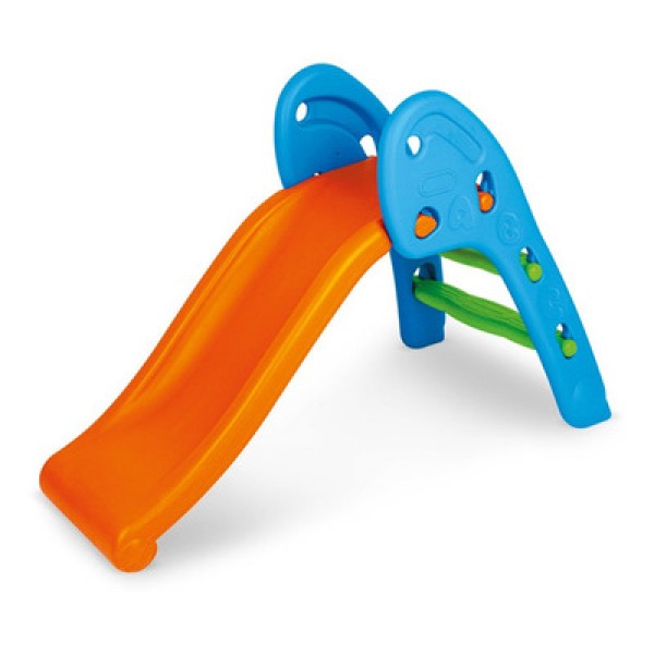Encontraproduto.com.br - Escorregador Infantil 2 Degraus Homeplay Laranja E Azul