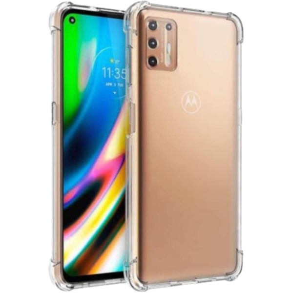 Encontraproduto.com.br - Kit Capa Transparente Para Moto G9 PLUS + Película de Vidro Normal