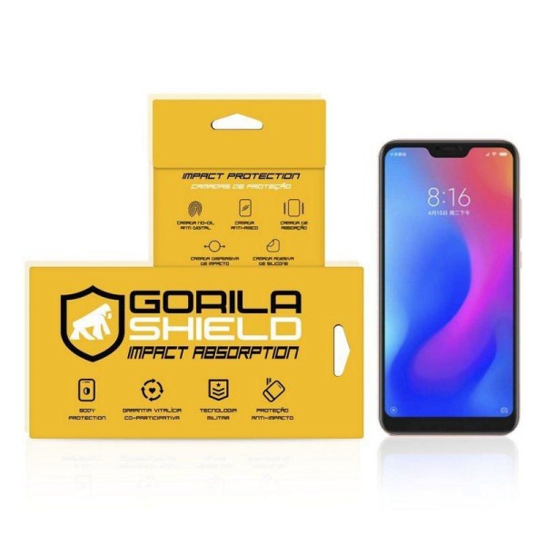Encontraproduto.com.br - Película de Vidro Dupla para Xiaomi Redmi 6 Pro - Gorila Shield
