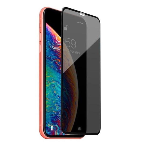 Encontraproduto.com.br - Película Vidro Privacidade Para iPhone XR + Capinha Transparente - (Produto Compatível)