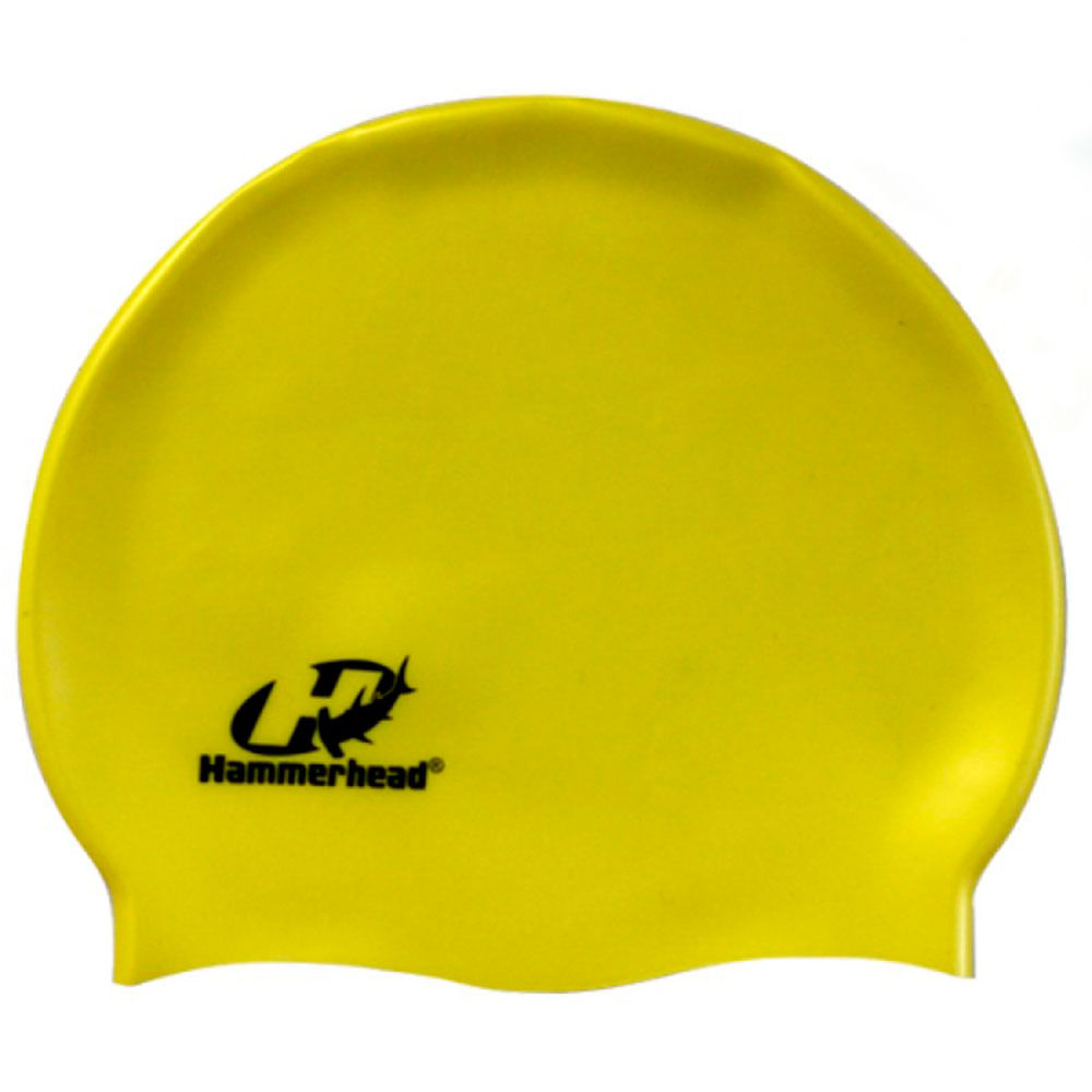 Touca de Silicone Infantil Junior Amarelo Hammerhead