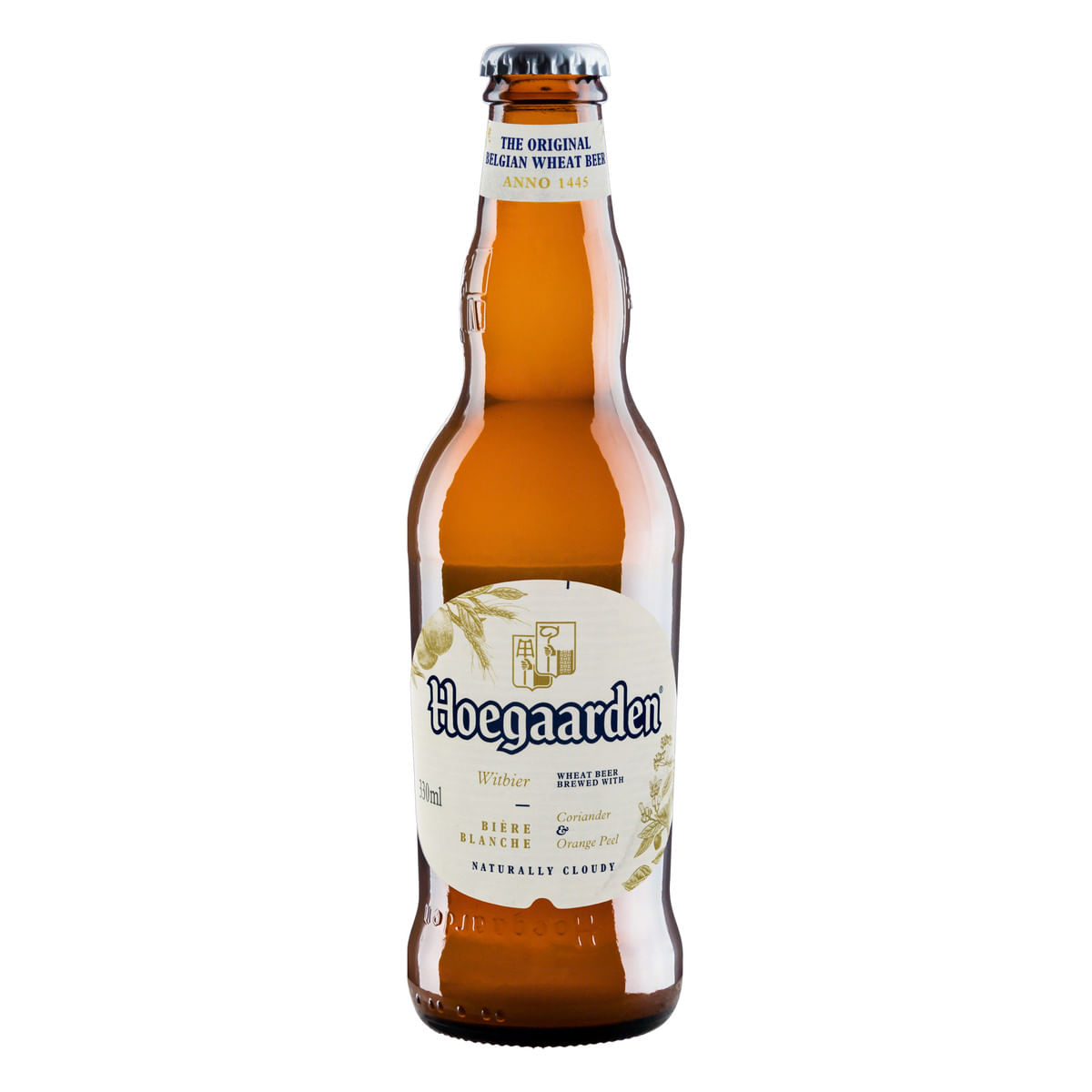 Encontraproduto.com.br - Cerveja Witbier Laranja e Coentro Hoegaarden Garrafa 330ml