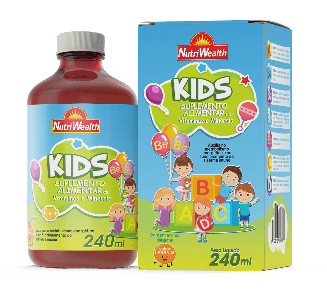 Vitamina Kids Liq- Sabor Tuti Frutti
