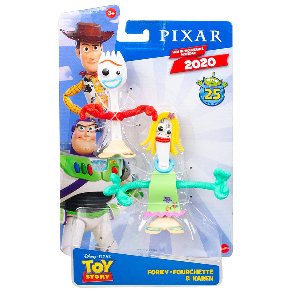 Encontraproduto.com.br - Toy Story Conjunto de Figuras Forky e Karen - Mattel