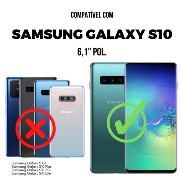 Encontraproduto.com.br - Capa Dual Shock p/ Samsung Galaxy S10 Gorila Shield