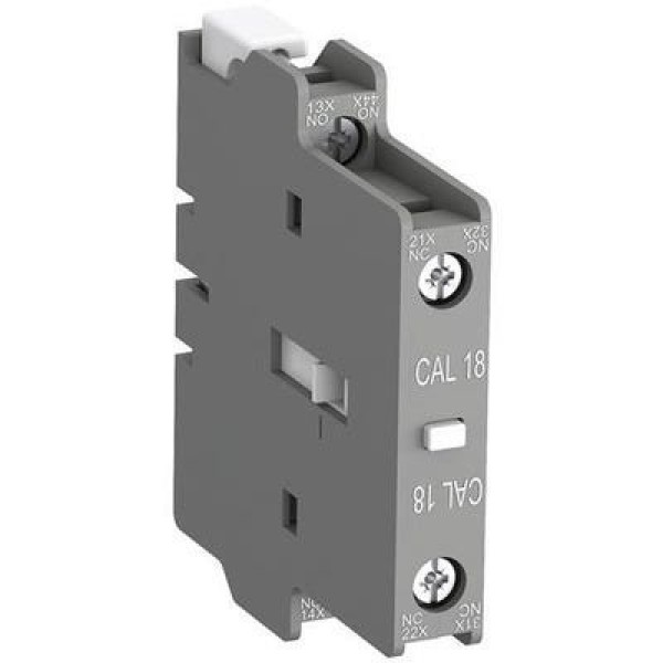 Contatos Auxiliares, Lateral - 2 Polos, CAL18X-11, 1 NA + 1 NF, Linha AX, ABB