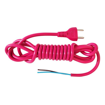 Encontraproduto.com.br - Cabo Fio Secador Cabelo 2x1,5x3mt 16a Taiff Rosa