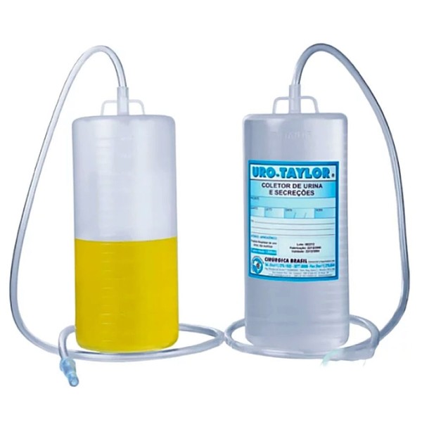 Encontraproduto.com.br - Coletor Urina Uro Taylor 1200ml - Tipo Garrafa - unidade
