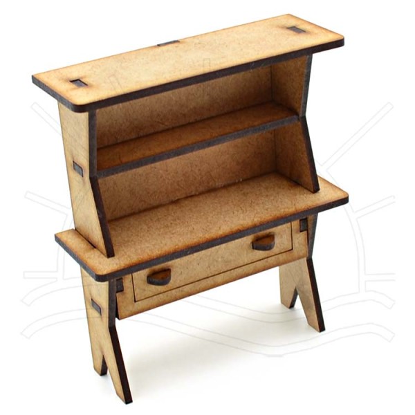 Encontraproduto.com.br - MDF Miniatura - Escrivaninha 13x10x4
