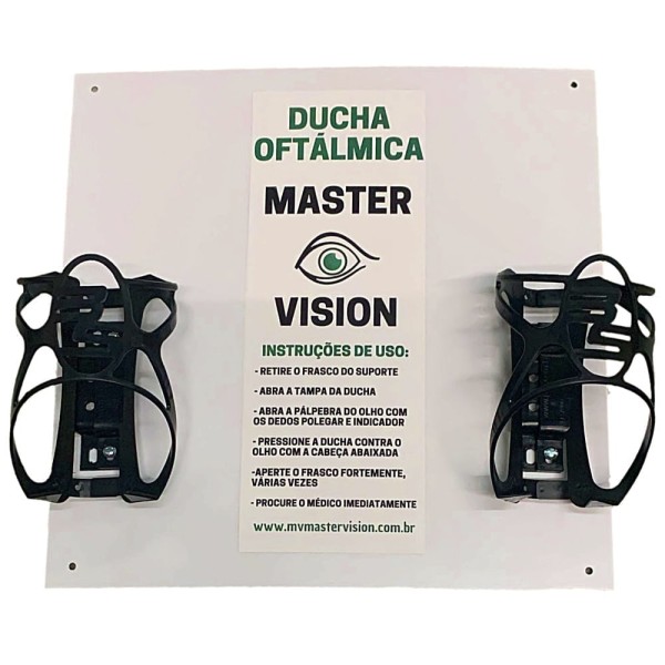 Encontraproduto.com.br - Suporte de Parede Duplo para Ducha Oftálmica (sem duchas)