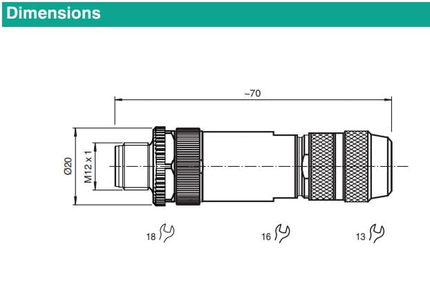Encontraproduto.com.br - Conector Tipo D Macho M12 Com SHIELD V1SD-G-ABG-PG9