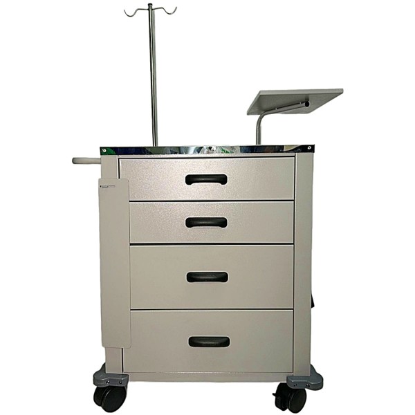 Encontraproduto.com.br - Carro para Emergência Hospitalar com 4 gavetas
