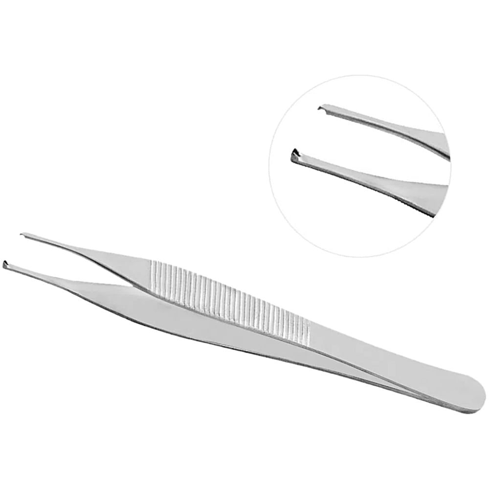 Pinça adson 12cm c/ dente 1 x 2  pr10735  Prime