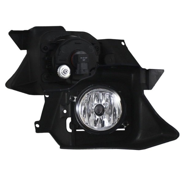 Encontraproduto.com.br - Kit Farol de Milha CR-V 2012 à 2015 Moldura Filete Cromado Botão Original Importado Suns