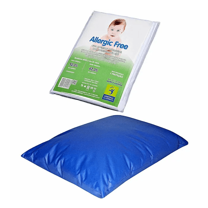 Encontraproduto.com.br - Capa Impermeável para Travesseiro Bebe Napa com Zíper 30X50cm - unidade