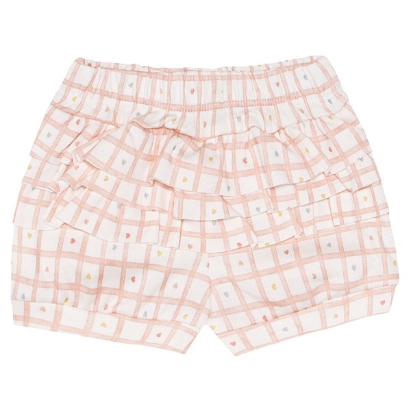 Encontraproduto.com.br - Body curto c/ Short babadinhos para bebê em algodão egípcio Delicate - Mini & Co.