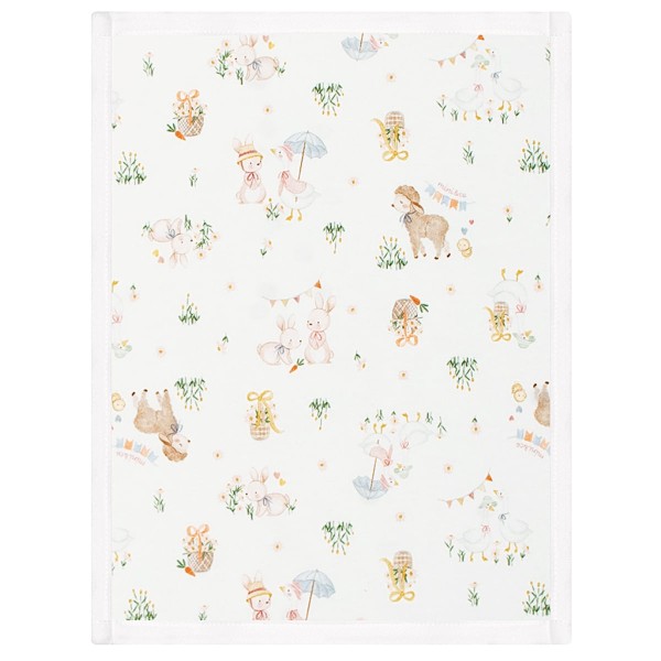 Encontraproduto.com.br - Kit com 2 toalhinhas de boca atoalhadas Delicate - Mini & Co.