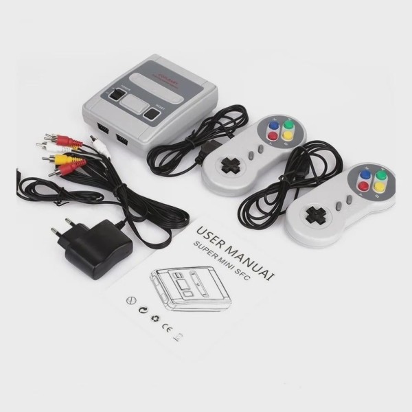 Encontraproduto.com.br - Jogo Mini Nintendo Video Game Retro 167 Jogos 2 Snes