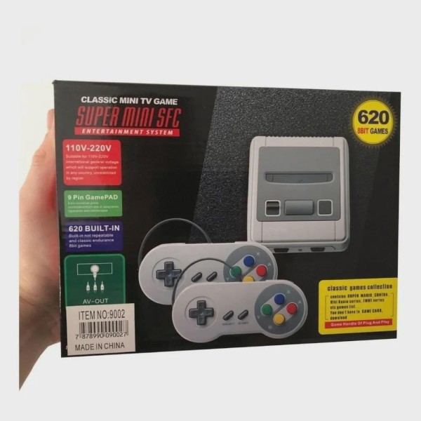 Encontraproduto.com.br - Jogo Mini Nintendo Video Game Retro 167 Jogos 2 Snes