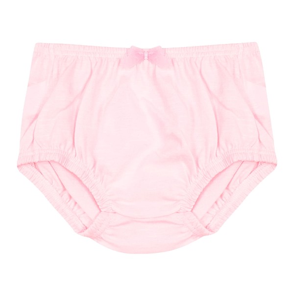 Encontraproduto.com.br - Vestido c/ Calcinha para bebê em malha flamê Rosa - Junkes Baby