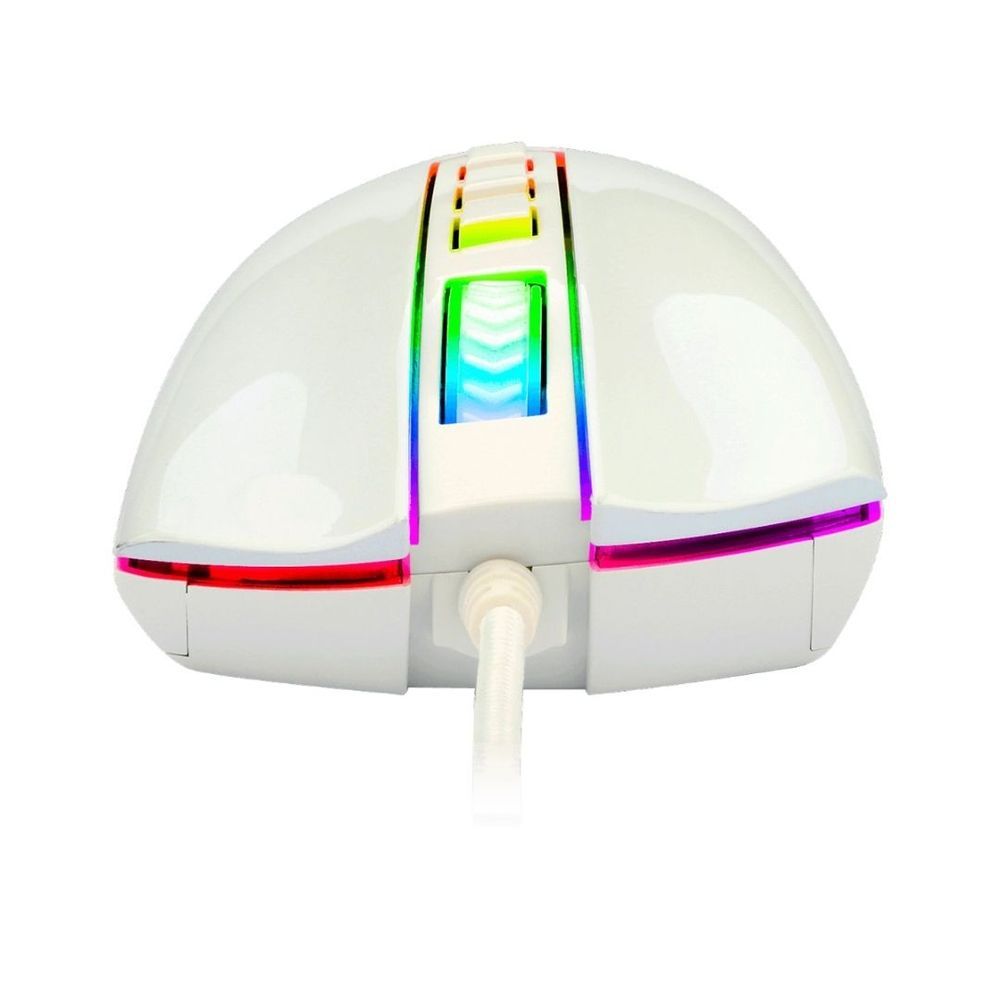 Encontraproduto.com.br - Mouse Redragon Cobra Chroma Lunar Branco 10000Dpi M711-W