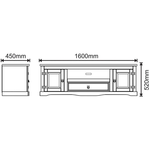 Encontraproduto.com.br - Rack P Tv 50 Polegadas C- Pés E Mesa De Centro Rustic Line Cera