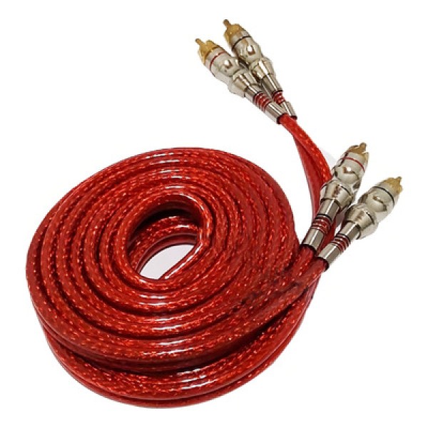 Encontraproduto.com.br - Cabo de Audio EVUS C-017 2 RCA Macho X 2 RCA Macho GOLD - 1,5M