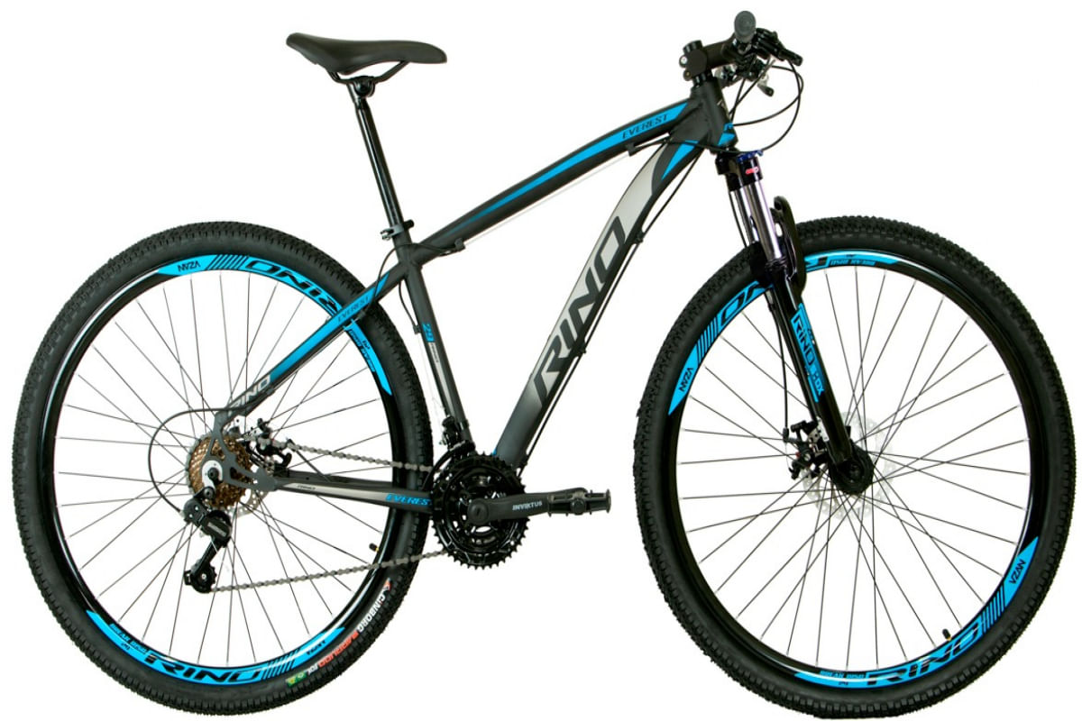 Bicicleta aro 29 RINO Everest F. Hidr. Trava Shimano 24v