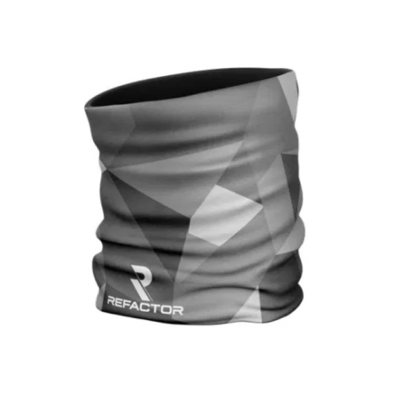 Encontraproduto.com.br - Bandana Refactor Abstract Cinza Unissex - Cinza UN