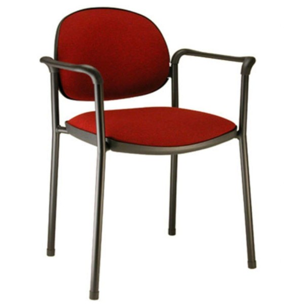 Poltrona Fixa Base Fixa King Vermelho