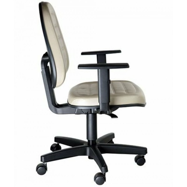 Encontraproduto.com.br - Cadeira Executiva com Braços Linha Office Siena Cinza