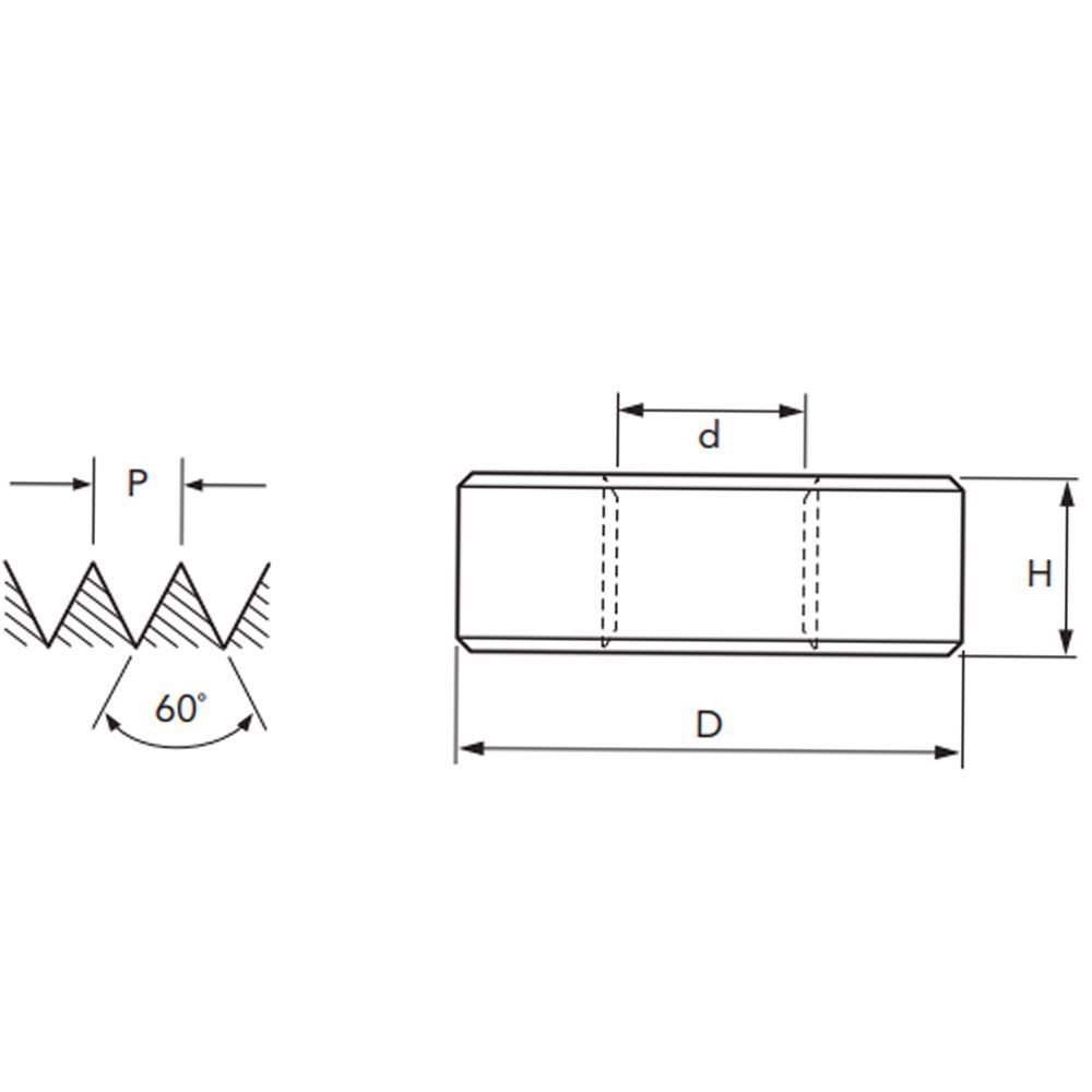 Encontraproduto.com.br - Cossinete Aço Rápido Hss - Npt 3/8 X 18 Din 223 B - 119 - Com Peeling - Osg