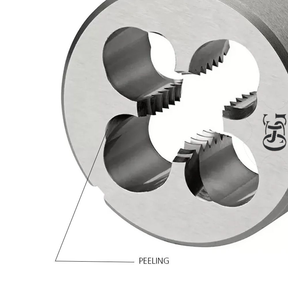 Encontraproduto.com.br - Cossinete Aço Rápido Hss - Npt 3/8 X 18 Din 223 B - 119 - Com Peeling - Osg