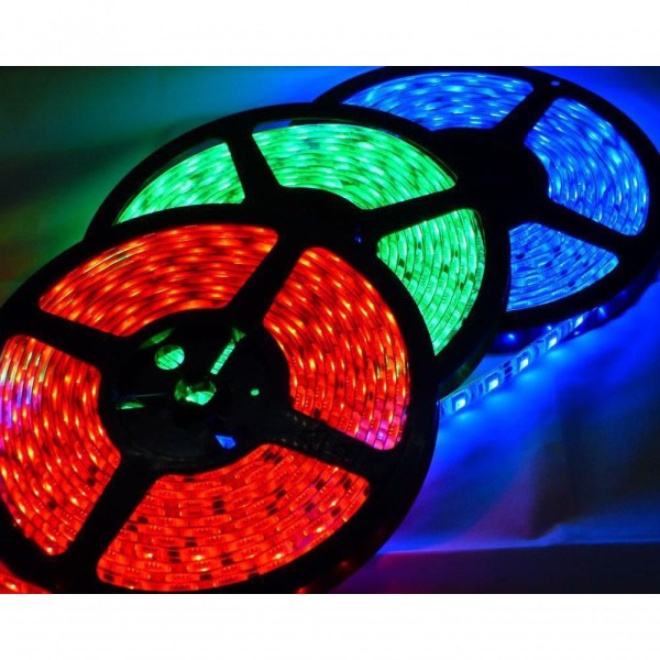 Encontraproduto.com.br - Fita Led Ultra Rgb 3528 Rolo 5M 16 Cores 300 Leds