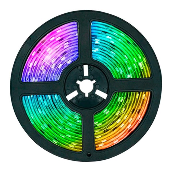 Encontraproduto.com.br - Fita Led Ultra Rgb 3528 Rolo 5M 16 Cores 300 Leds
