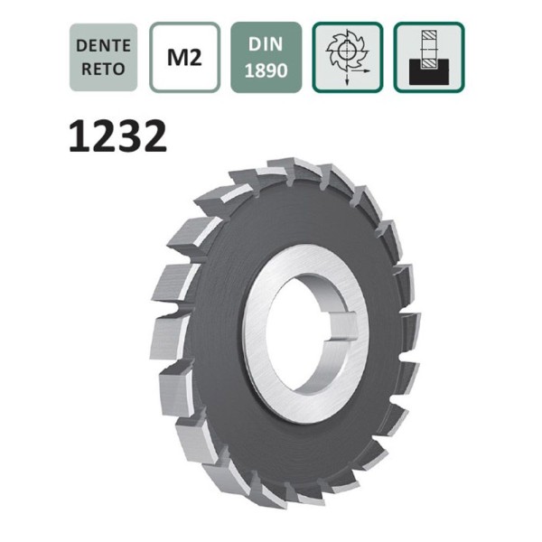 Encontraproduto.com.br - Fresa Circular Corte 3 Lados Cruzados - 100 X 2,5 X 32 X 36