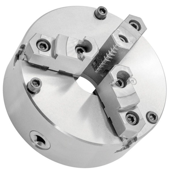 Encontraproduto.com.br - Placa Para Torno 3 Castanhas Reversíveis 200mm - F. Frontal - Corpo De Aço